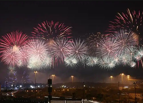 托里县焰火晚会